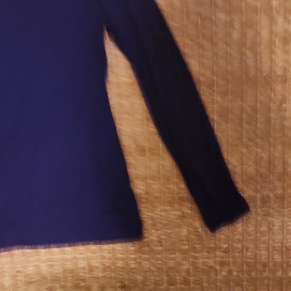 Talbots Royal Blue Long Sleeve Blouse - Picture 5 of 5
